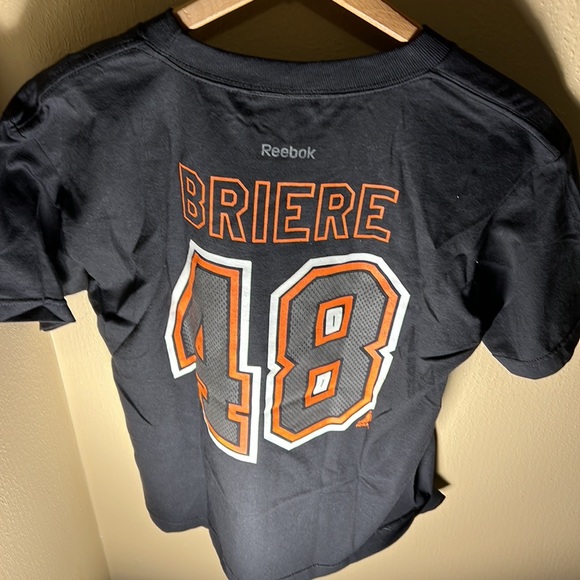 NHL Men’s Flyers Briere 48 Jersey Tee Color Black Size Small? - Picture 3 of 4